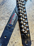 Signature DE Classic Metal 2" Guitar Strap by Al Bane For Leather