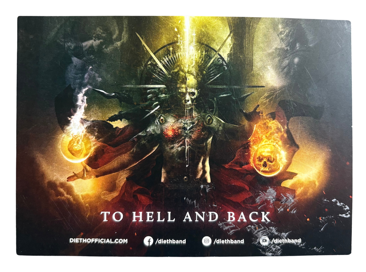 DIETH - To Hell And Back Die Hard Edition: RED BLACK Marbled Vinyl