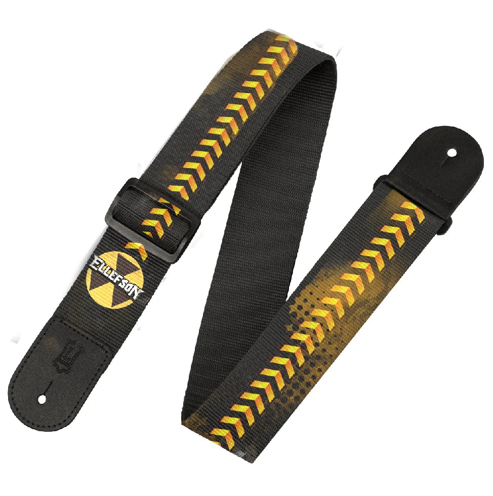 Caution guitar strap deals