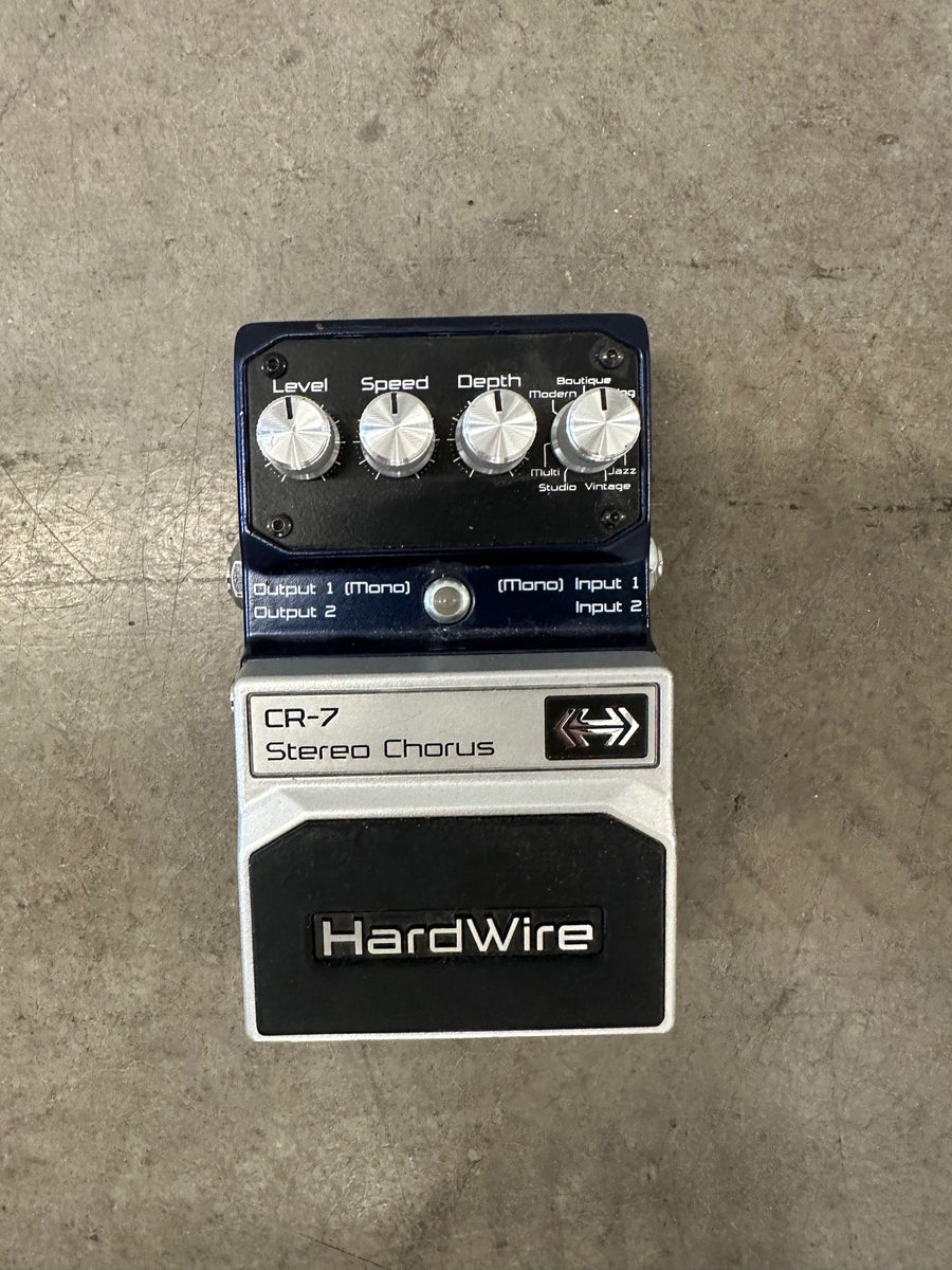 Signed David Ellefson Digitech CR7 Hardwire Stereo Chorus Effects