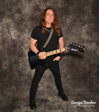 Signature DE Classic Metal 2" Guitar Strap by Al Bane For Leather