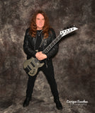 Signature DE Single Diamond 1 ⅛” Guitar Strap by Al Bane For Leather