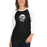 Combat Records 3/4 sleeve raglan shirt