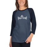 Kings of Thrash 3/4 sleeve raglan shirt