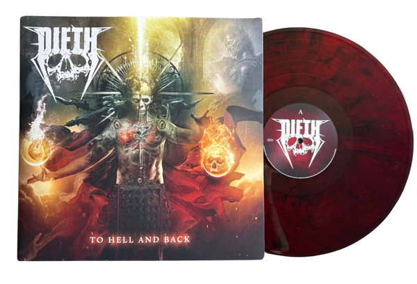 DIETH - To Hell And Back Die Hard Edition: RED BLACK Marbled Vinyl