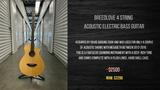 Breedlove 4-String Acoustic Electric Bass Guitar