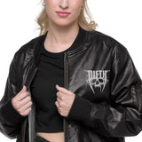 DIETH Leather Bomber Jacket